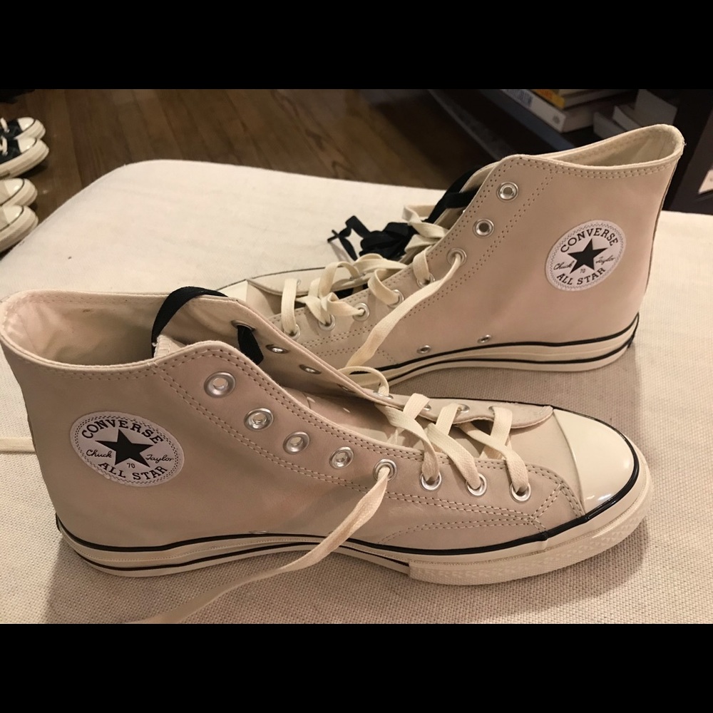 RARE Converse Barney’s NY leather high tops